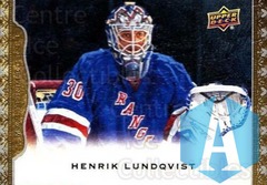 2014-15 UD Masterpieces #145 Henrik Lundqvist